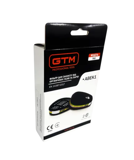 Фото №2 - Фільтр GTM 703-ABEK1 (орган.та неорг. пари, кислі гази, аміак)