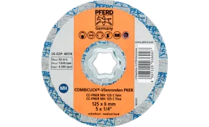 Круг 125*6 CC-PNER medium hard система COMBICLICK для шліфування нерж.