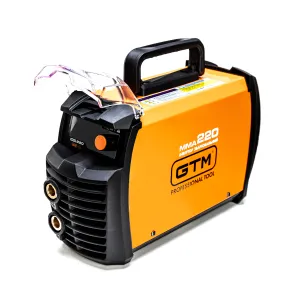 Зварювальний інвертор GTM MMA-220DS LED, 220А, 1,6-5,0мм, 220В дисплей