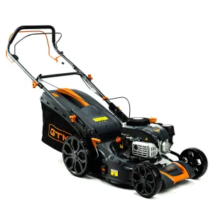 Газонокосарка бензинова GTM LM48-SP 5.0 к.с., скошування 48 см, самохідна, висота 30–80 мм, травозбірник 70 л