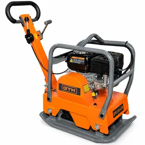 Віброплита GTM GPC125-LCR 132кг , з реверсом. Двиг. Loncin G200 6,5к.с., розмір плити 660*380