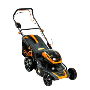 Газонокосарка акумуляторна GTM BLM48H-SP 2x18V, скошування 48см, самохідна КАРКАС (без АКБ та З,П.)