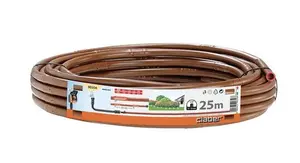 Трубка крапельного поливу 16мм 1/2" DRIPPER відстань 33см, 25м, коричн.
