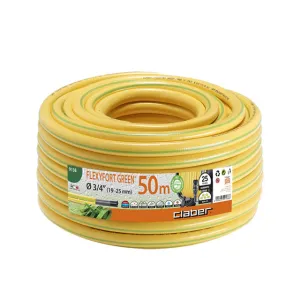 Шланг поливальний 3/4" 50м CLABER Flexyfort Green \Made in Italy\