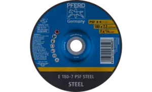 Круг зачисний 180*7,2*22 PSF STEEL сталь, чавун
