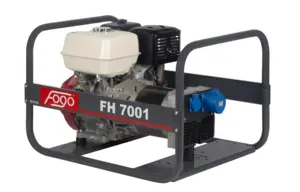 Генераторна установка FH7001 1ф-6,4кВт, двиг.Honda, бак-6,2л, руч.старт