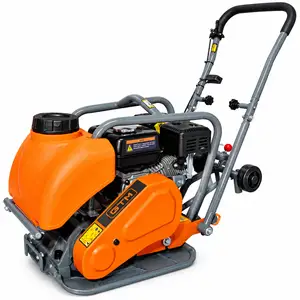 Віброплита GTM GPC60-LC 70кг, двиг. бенз. Loncin G200 6,5к.с., цільнолита плита 510*370мм