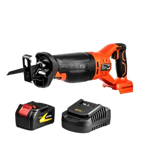Пила шабельна акумуляторна GTM RS18/150BL 18В, 0-3000х/хв +акум. 4Аг, зарядний пристрій