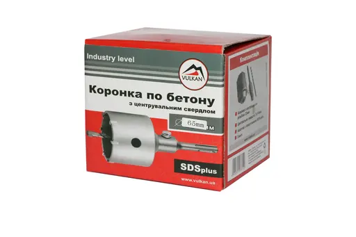 Фото №3 - Коронка + 65мм в зборі,бетон,цегла