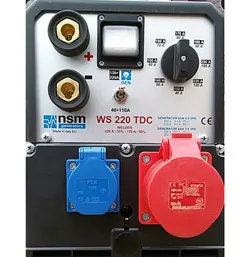 Фото №4 - Апарат дугового зварювання з генераторною установкою FH8220W 3ф- 6,5кВА/1ф-3,5кВА, звар.стр-220А, двиг.Honda-GX390, бак 6,2л, руч.старт