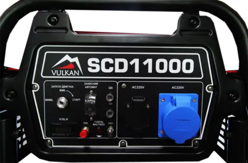 Фото №6 - Генераторна установка SCD11000 дизель 1ф 9кВт ел.старт, 18л, колеса