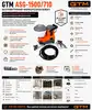Фото №2 - Фарборозпилювач безповітряний GTM ASG-1500/710 600Вт 1,5л/хв 207бар Фото №2 - Фарборозпилювач безповітряний GTM ASG-1500/710 600Вт 1,5л/хв 207бар